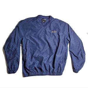 Mens FootJoy Sea Island  Embroidered V Neck Light Pullover Golf Sweater Size S